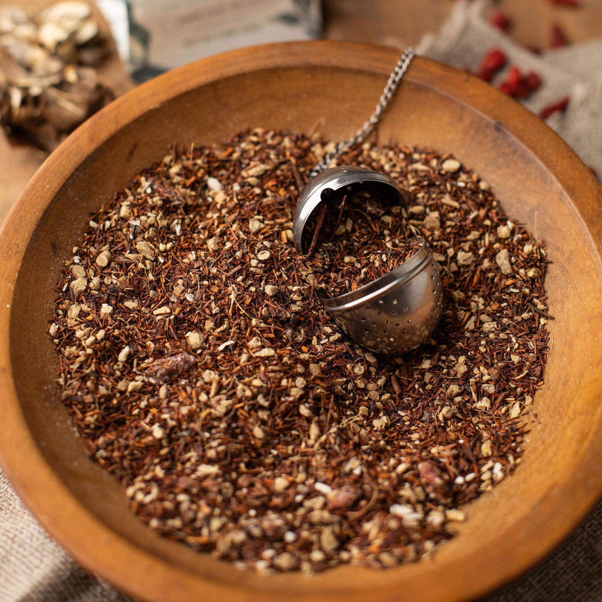 Bloom I Maitake Mushroom Tea with Astragalus and Goji Berries.